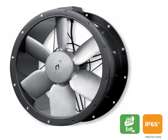 Picture of TCBB/4-450/H-B 1PH 230V 50z - Short cased axial - 4 pole - (S&P)